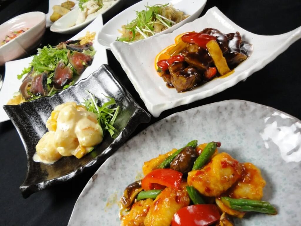 料理写真 本格中華の料理人コース