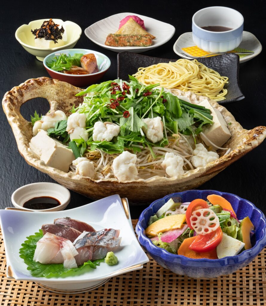 料理写真 豆乳モツ鍋コース