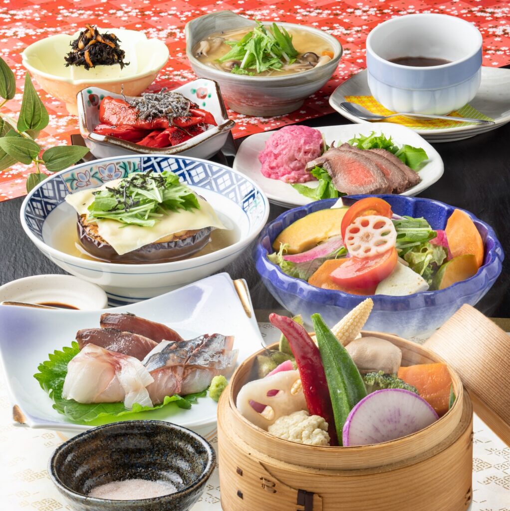 料理写真 お野菜堪能コース