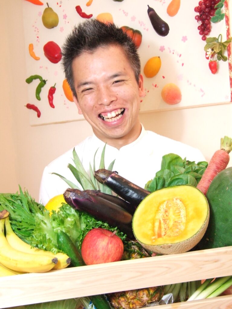 人物写真 野菜ソムリエ(ポートレート)